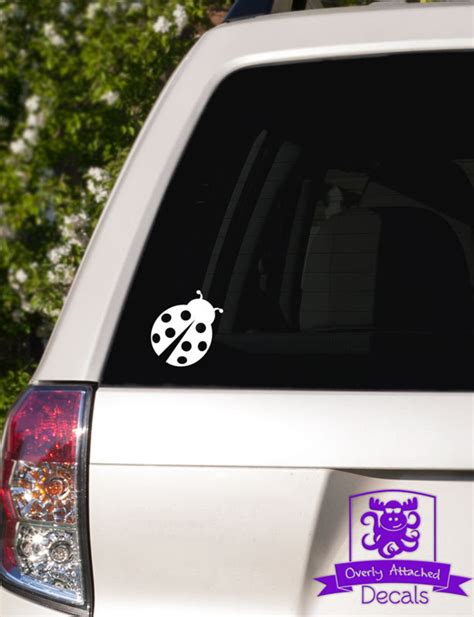 Ladybug Car Window Decal Etsy