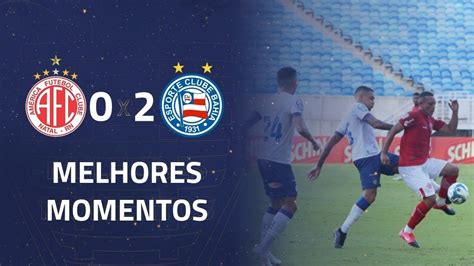 América 0 x 2 Bahia Gols e Melhores Momentos 7ª rodada Copa do