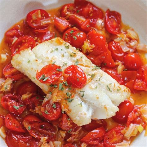 Perfectly Cooked Skillet Cod With Brown Butter Tomato Sauce A Cook