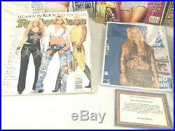 LOT Of 5 BRITNEY SPEARS ROLLING STONE MAGAZINE 99 MTV VMA AUTOGRAPH