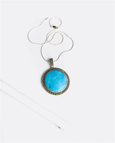 Boho Turquoise Necklace Boho Jewelry Bohemian Turquoise Etsy