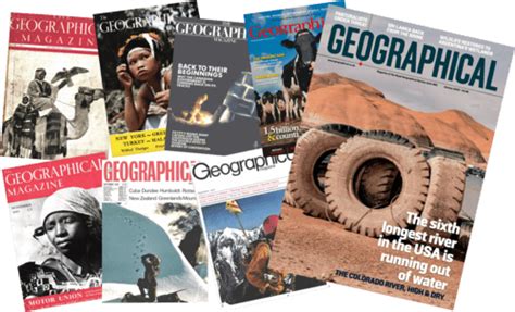 £1 Trial Subscription To Geographical Print And Digital Geographical