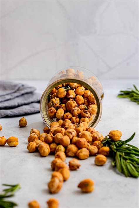 Rosemary Sea Salt Roasted Chickpeas