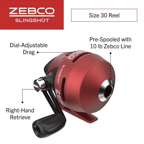 Snapklik Zebco Slingshot Spincast Reel And Fishing Rod Combo 5