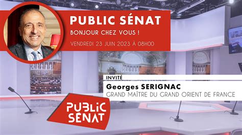 LE GRAND MAÎTRE DU GODF DANS PUBLIC SENAT GADLU INFO Franc