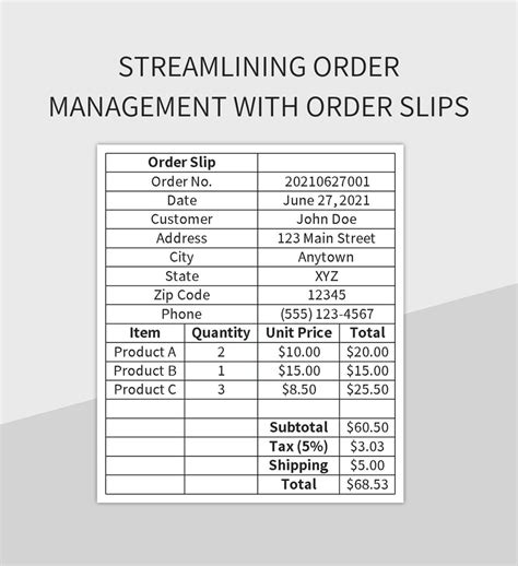 Free Efficient Order Management Templates For Google Sheets And Microsoft Excel - Slidesdocs