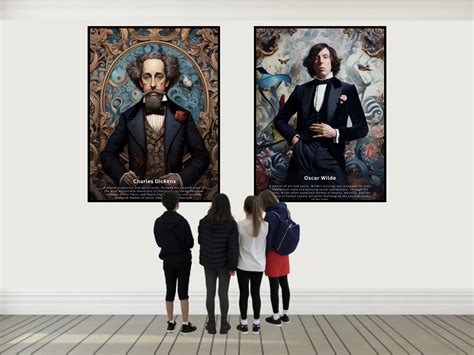 Printables Famous Authors 11pcs Classroom Decor, Author Gallery Wall ...