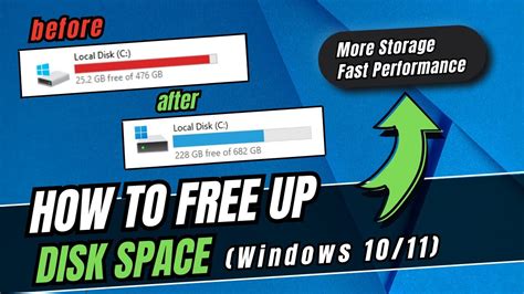 How To Free Up More Than Gb Of Disk Space In Windows