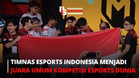 Timnas Esports Indonesia Menjadi Juara Umum Kompetisi Esports Dunia