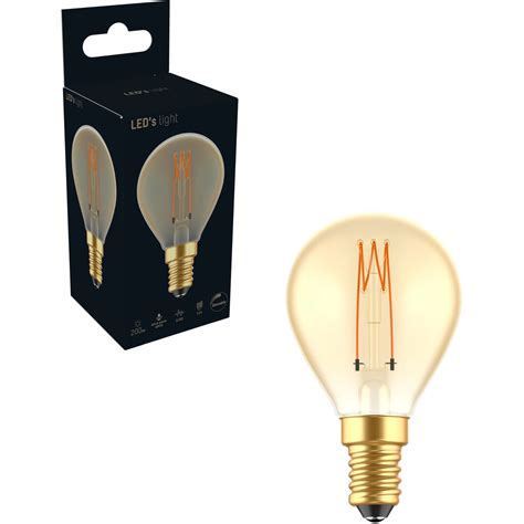 LED Leuchtmittel Filament E14 Globe G45 2 5 W 136 lm Ø 4 5 cm x 8 cm