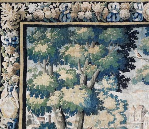 Proantic Tapisserie Aubusson Verdure D But Xvi