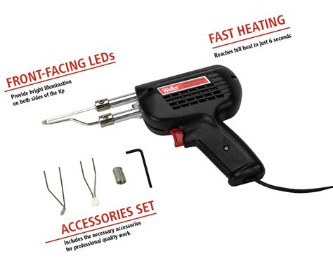 Weller D550pk 260 Watt 200w Professional Soldering Gun Kit With Three Tips An Ebay