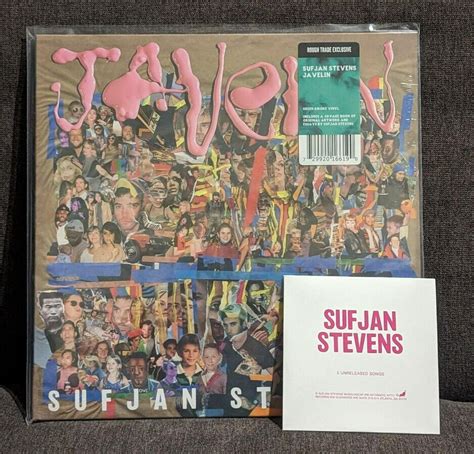 Sufjan Stevens Javelin Rough Trade Green Smoke Color Vinyl Lp Cd