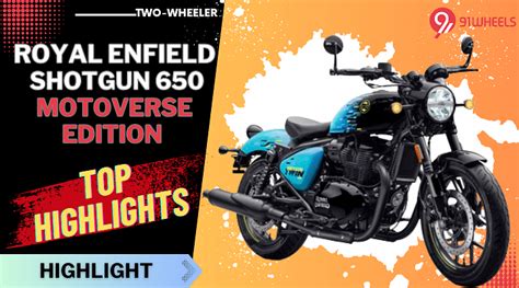 Royal Enfield Shotgun 650 Motoverse Edition Top Highlights Details Here