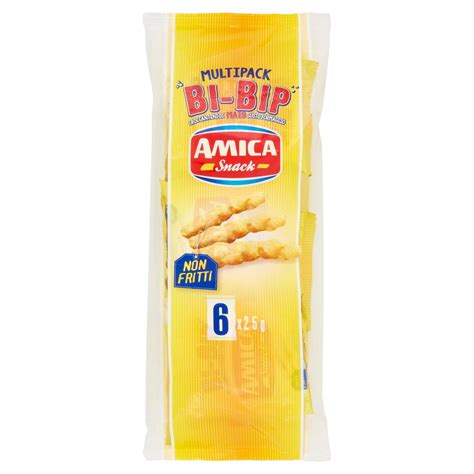 Bi Bip Croccantini Mais Formaggio Amica Snack Gr X Tigros