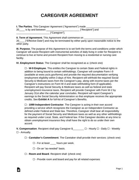 Free Service Contract PDF Word EForms