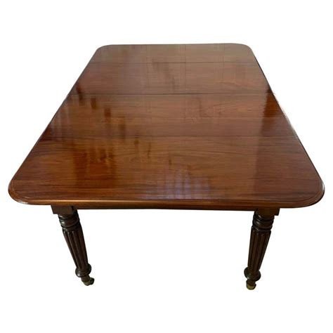 Antique Regency Mahogany Extending Dining Table By Gillow At 1stdibs