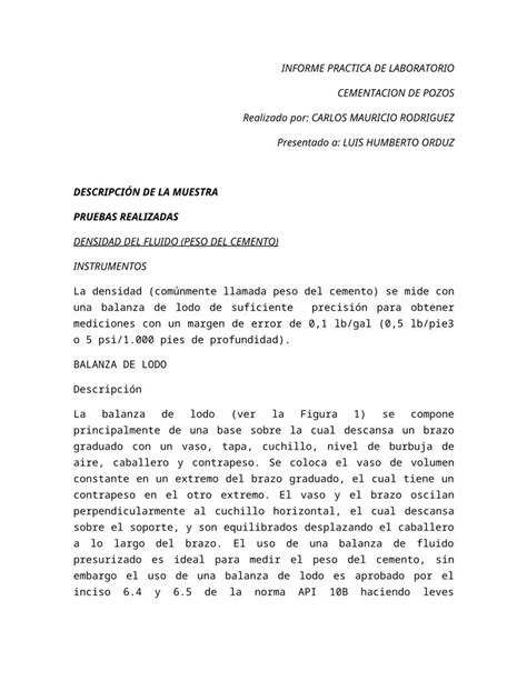 Docx Informe Practica De Laboratorio Cemento Dokumen Tips