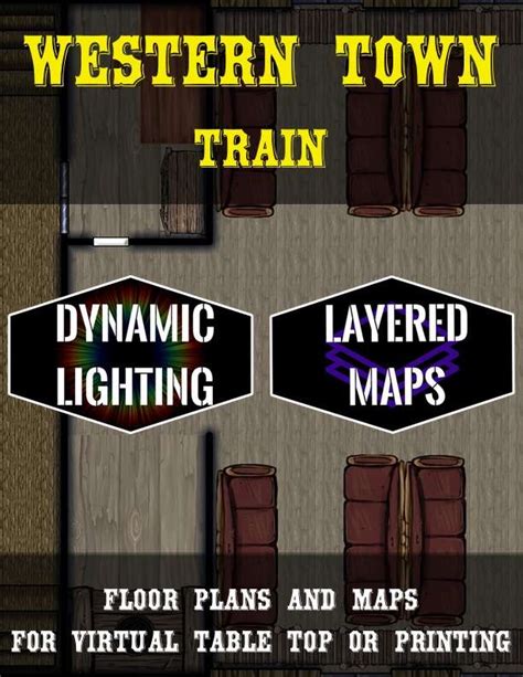 Western Town Train Dynamic Lighting Mmpapps Western Maps Roll