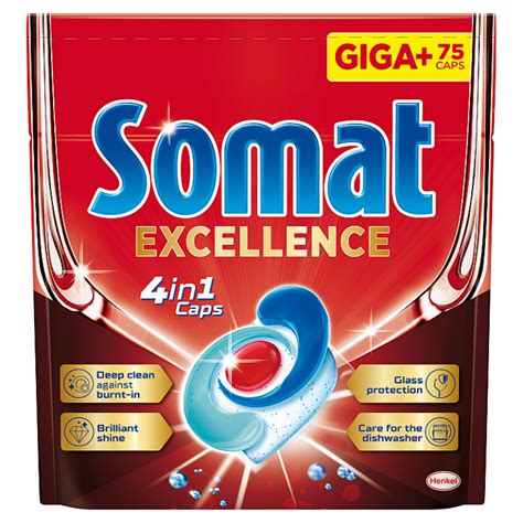 Teta drogerie Somat Excellence 4in1 Caps kapsle do automatické myčky