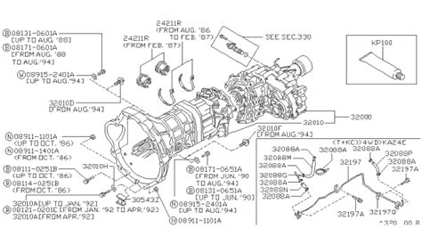 Manual Transmission Transaxle Fitting Nissan Hardbody Pickup