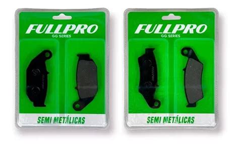 Kit Pastilha Freio Fullpro Xre 190 Todos Os Anos