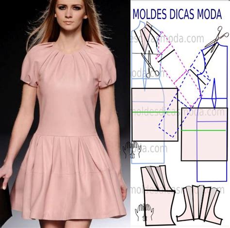 MOLDE DE VESTIDO 174 Moldes Dicas Moda Bloglovin