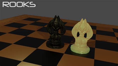 Sci Fi Horror Chess For 3d Printers Etsy