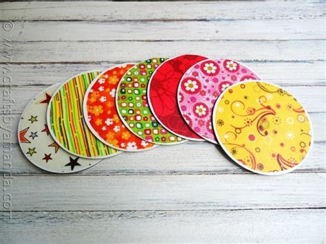 Recycle Craft: CD Coasters - Crafts by Amanda