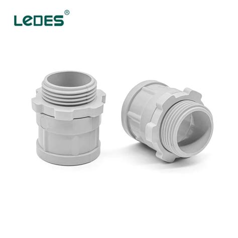 Ledes Male Terminal Pvc Conduit Adapters For Sch Pipe