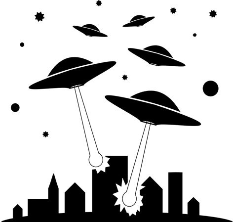 Download Alien Invasion, Aliens, Ufo. Royalty-Free Vector Graphic - Pixabay