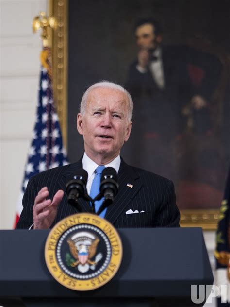 Photo President Biden Delivers Remarks On The COVID 19 Pandemic At The