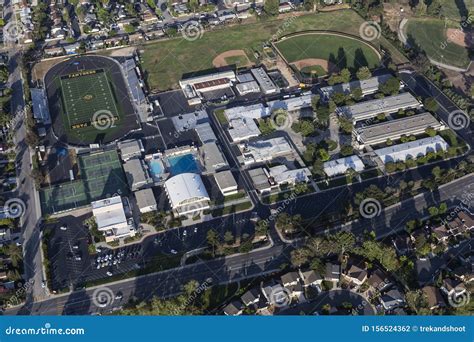 Newbury Park High School Aerial Editorial Photography - Image of ...