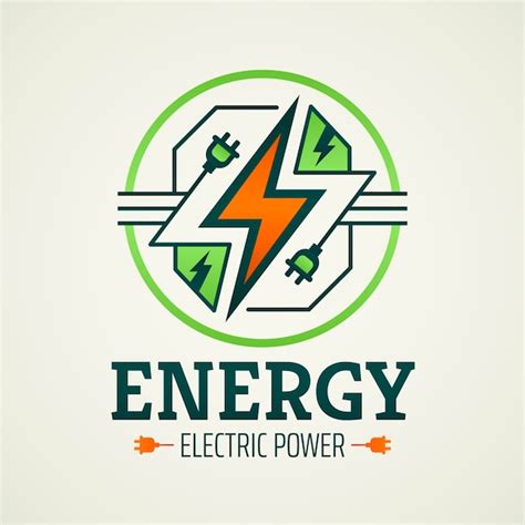 Plantilla De Dise O De Logotipo De Energ A Degradada Vector Gratis