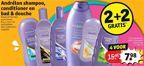 Andrelon Shampoo Conditioner En Bad Douche X Ml Aanbieding Bij