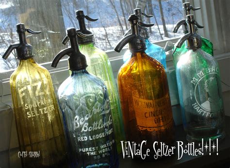 ChiPPy! - SHaBBy!: **ViNtaGe SELTZER BOTTLES** not tooooo SHaBBy!!!