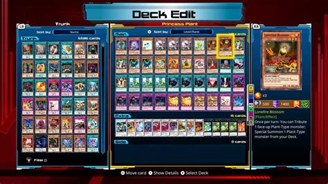 Yu Gi Oh Legacy Of The Duelist Princess Plant Deck Profile And Recipe