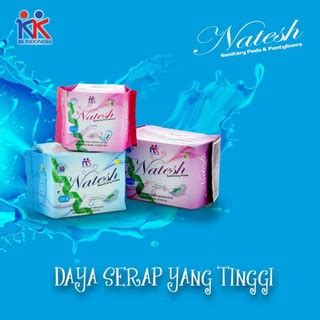 Jual Natesh Pembalut Herbal Kesehatan PANTYLINER DAY NIGHT Paket