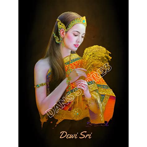 Jual Poster Dewi Sri Hiasan Dinding Untuk Pajangan Atau Wall Decor