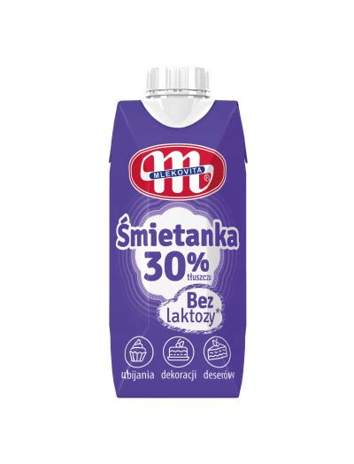 Śmietanka UHT 30 Bez Laktozy 330 ml