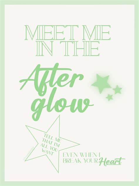 afterglow by taylor swift [poster]🩷 | Taylor swift posters, Room posters, Poster