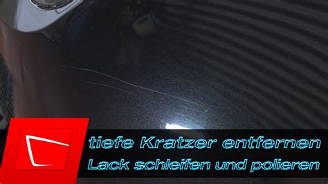 Tiefe Kratzer Entfernen Lack Kneten Lack Schleifen Auto Polieren