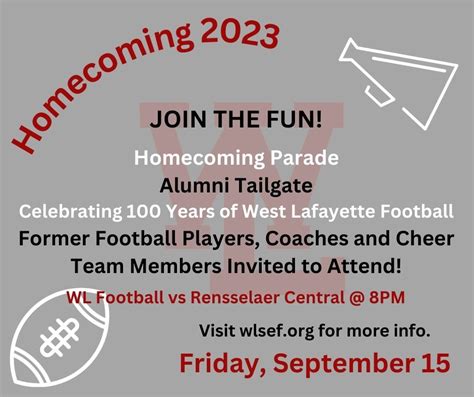 Welcome Home Alumni Homecoming 2023 Date Announced West Lafayette