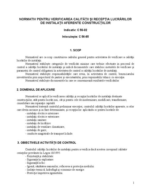 PDF C 56 02 Verificarea Calitatii Si Receptia Lucrarilor De