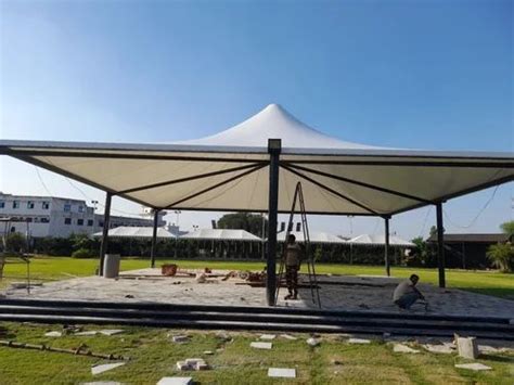 Modular PVC Pyramid Gazebo Tensile Structure At 260 Sq Ft In Pune