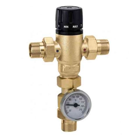 Caleffi 521510ac Mixcal 3 Way Thermostatic Mixing Valve 34