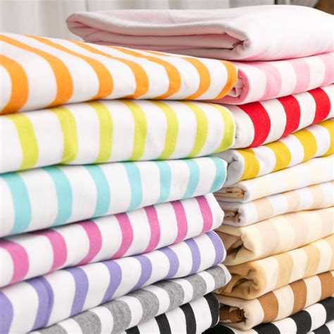 Instock Yarn Dyed Stripe Cotton Spandex Knit Fabric