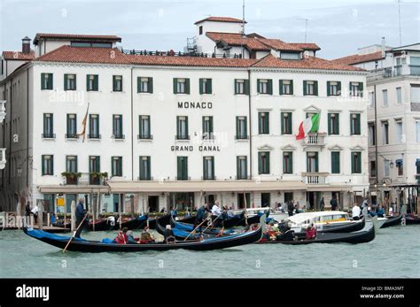 Monaco Grand Canal Hotel Venice Italy Stock Photo - Alamy