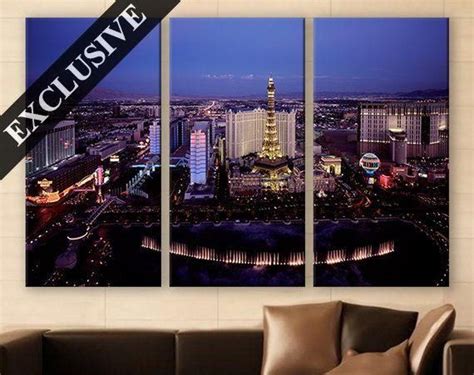 2024 Latest Las Vegas Canvas Wall Art