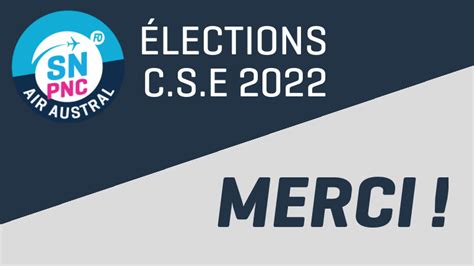 Élections CSE Air Austral MERCI SNPNC FO